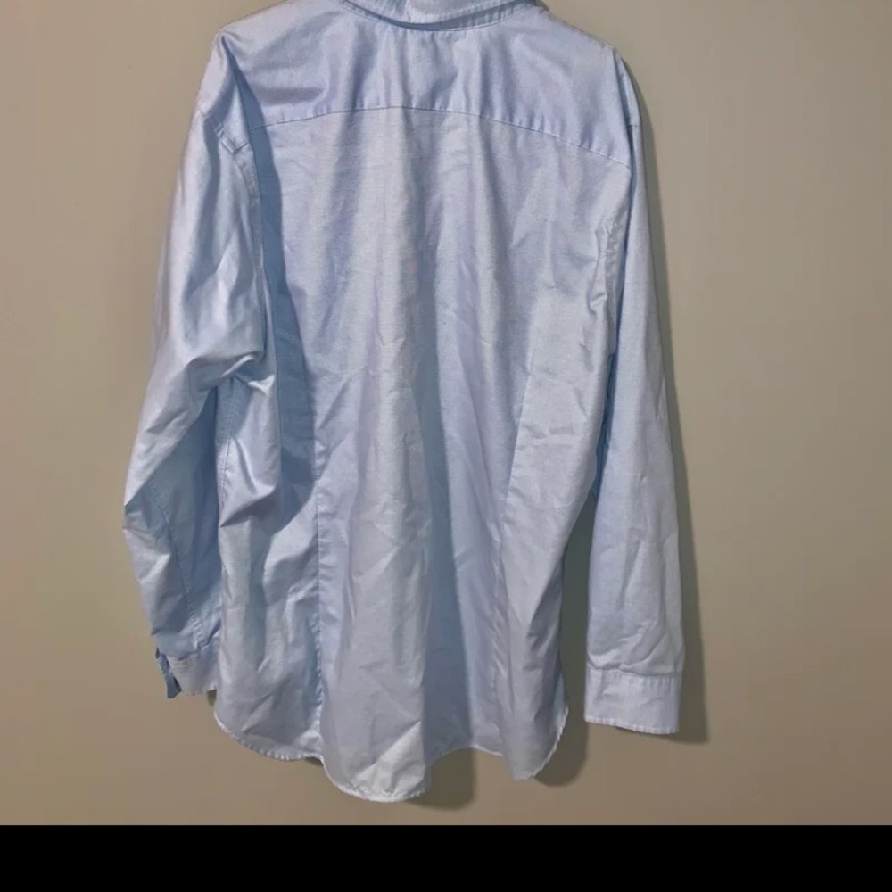 Banana republic blue tailored slim fit button up men’s XXL - Picture 6 of 6